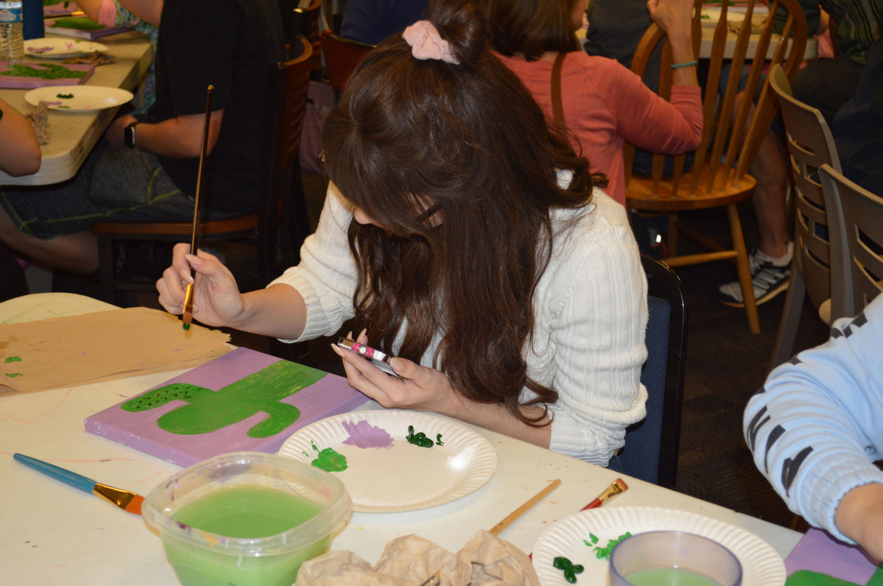 Paint nite at Bookmans offers fun and art for all